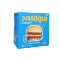 NUAQUI HAMBURGUESA QUINUA Y CHAMPIÑONES x 4 und