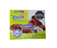 KONFYT PANELITAS CARAMELO CON COCO x 200g