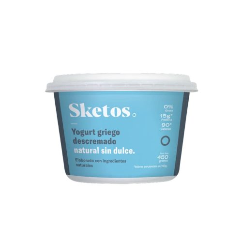 SKETOS YOGURT GRIEGO NATURAL X 450