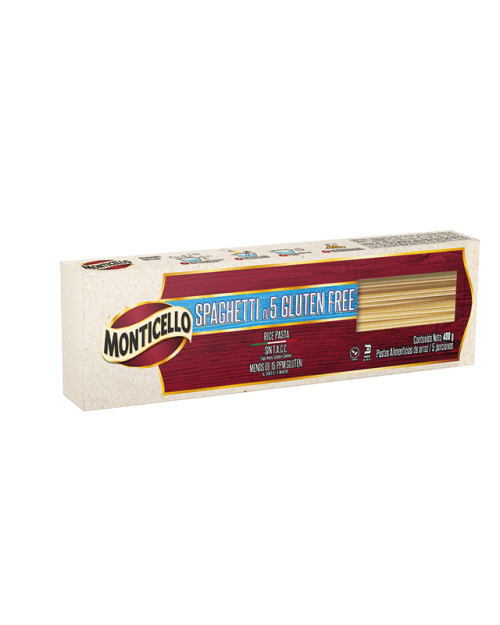 MONTICELLO SPAGHETTI GLUTEN FREE X 400G