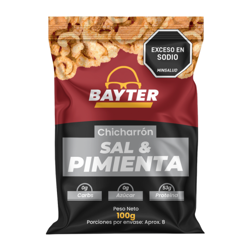 BAYTER CHICHARRON SABOR PIMIENTA x 100GR